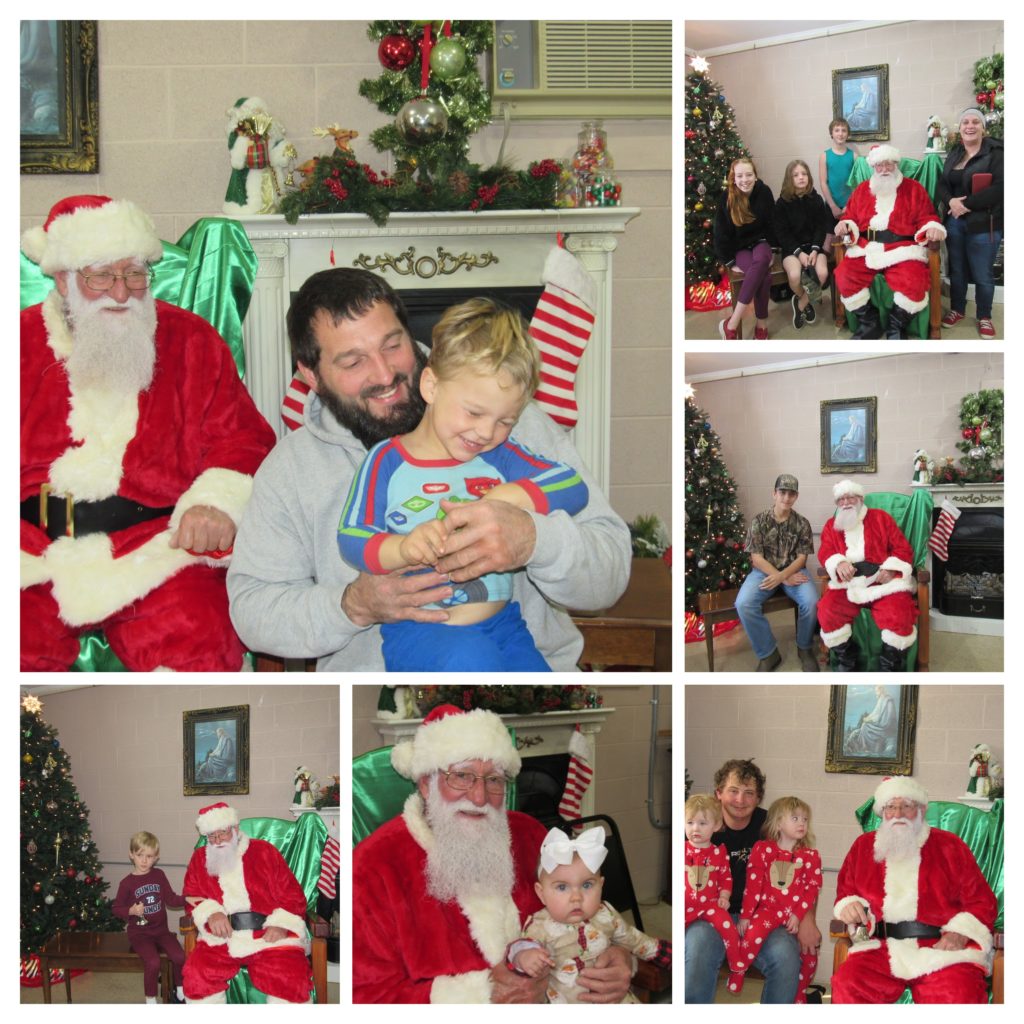 Kids with Santa